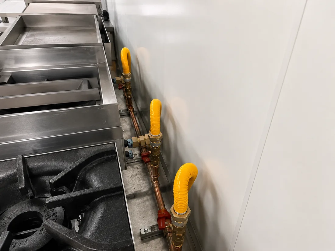 Instalación de línea de gas para cocina comercial en Miami-Dade, FL por Acosta Plumbing
